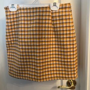 Houndstooth blazer and skirt